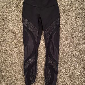 Lululemon leggings with lace